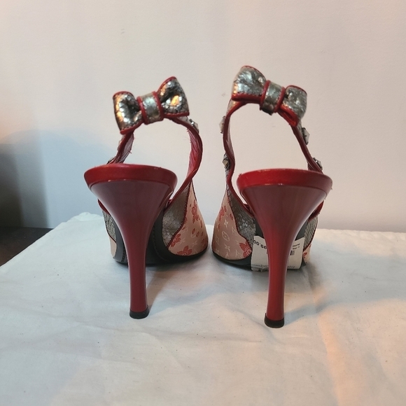 LOUIS VUITTON Vintage Cherry Blossom Slingback Sandals Size European 39.5 - Picture 6 of 14